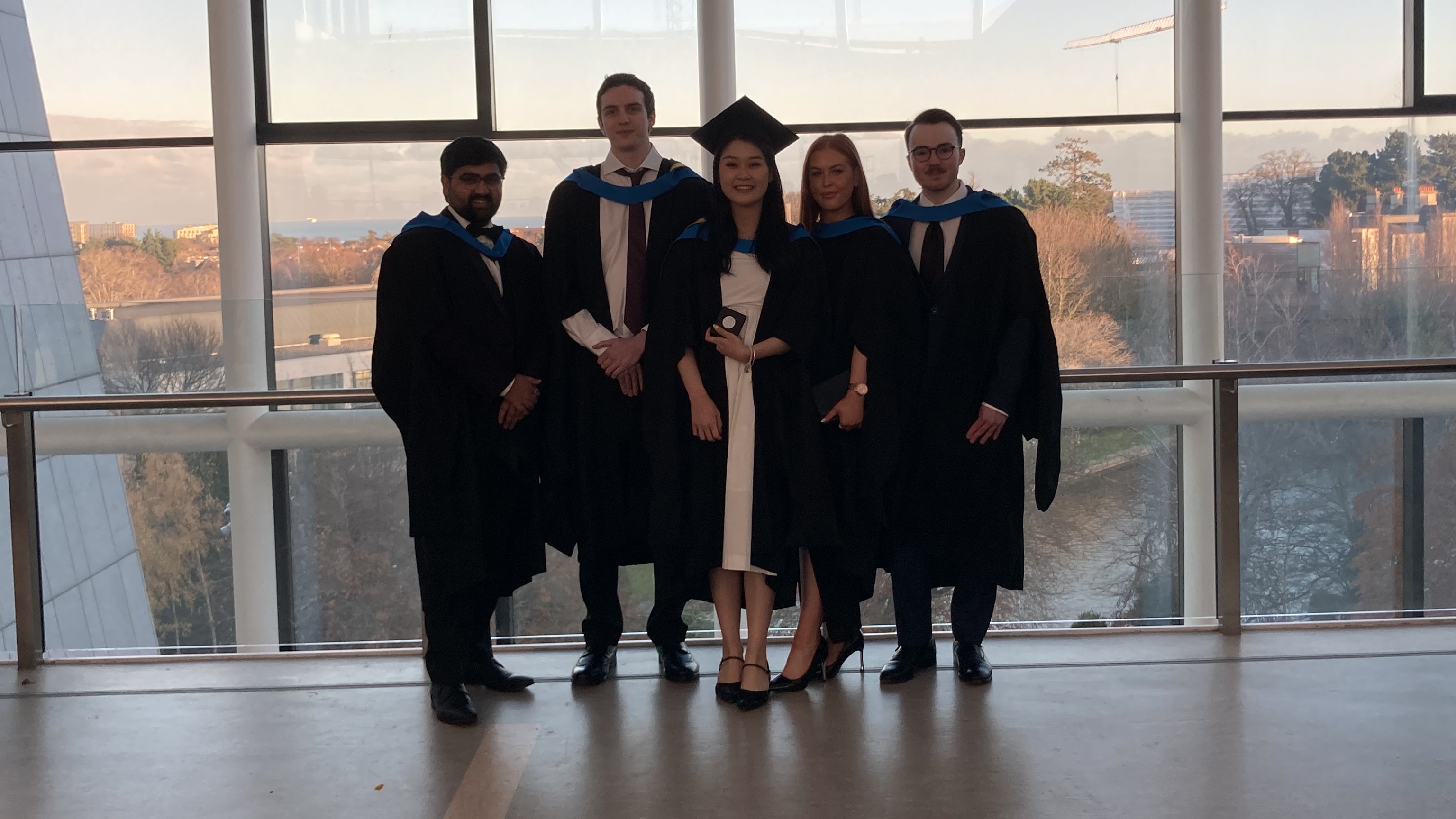 MSc students at conferring